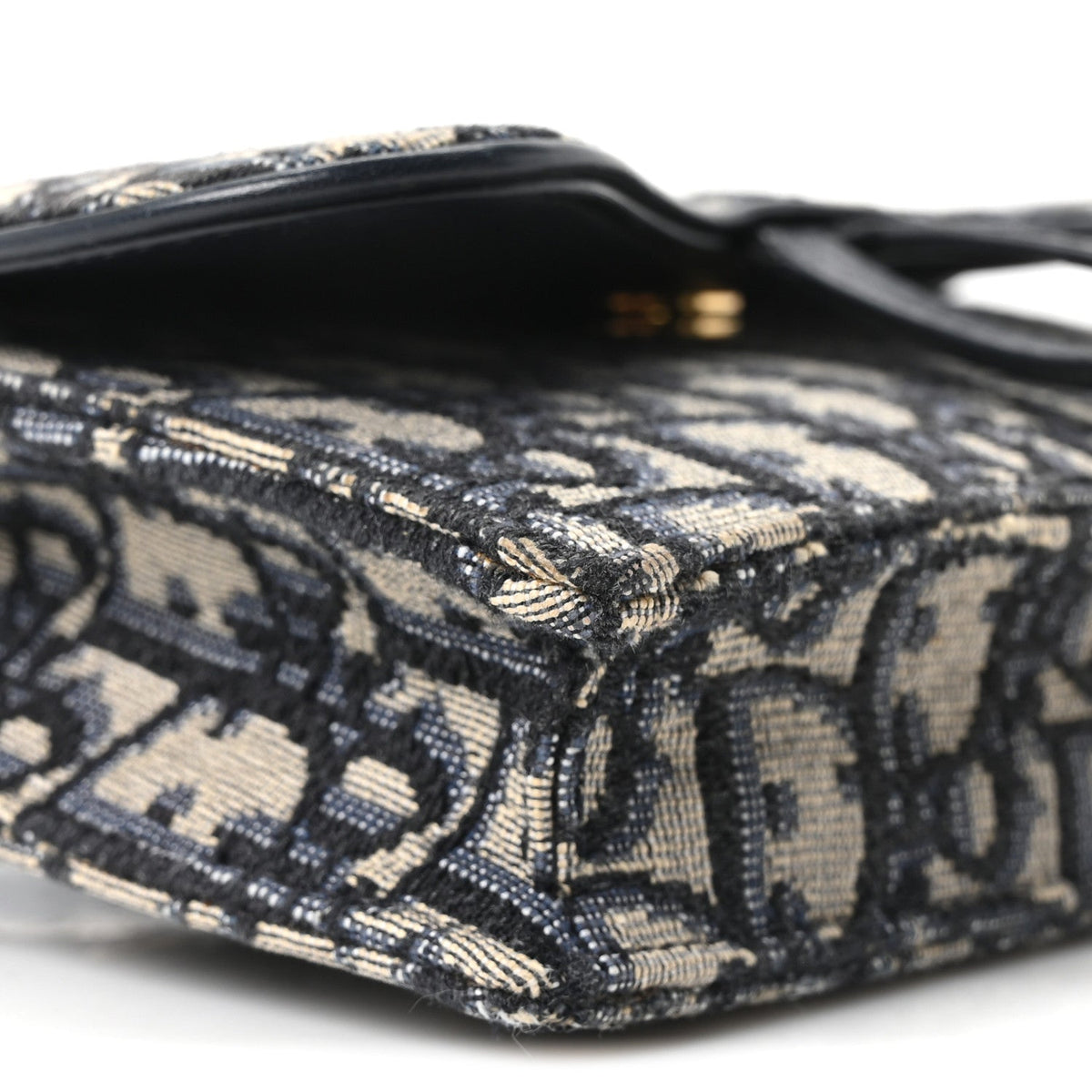 Oblique Saddle Belt Bag Blue