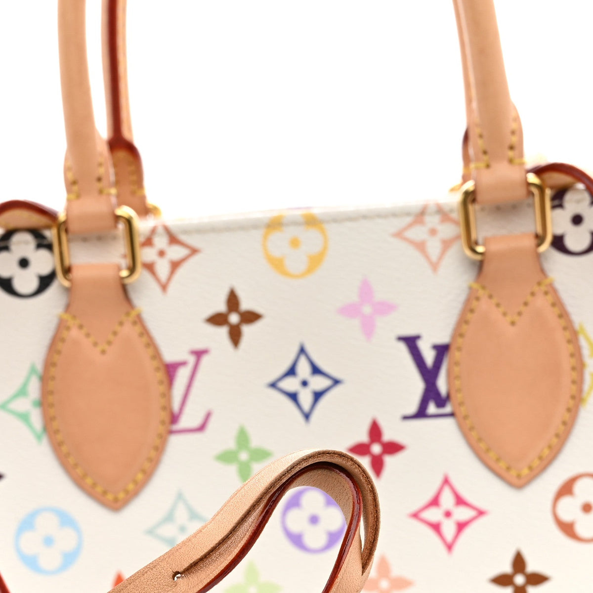 LV X TM Monogram Multicolor Onthego MM White