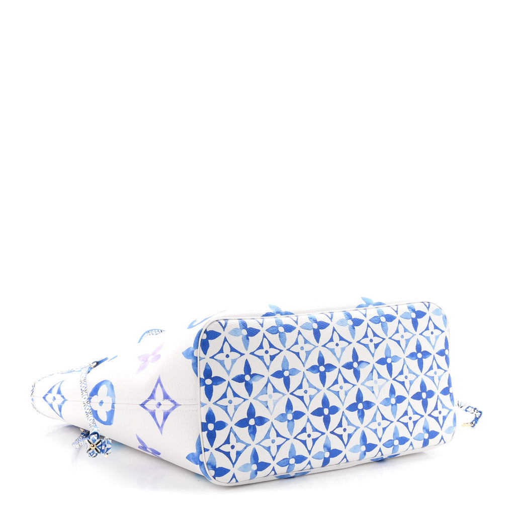 Monogram Giant By The Pool 2.0 Neverfull MM Blue
