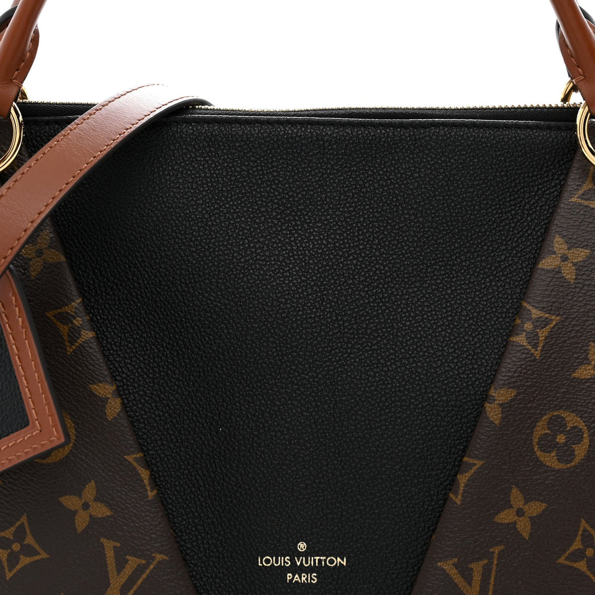 Monogram V Tote MM Black