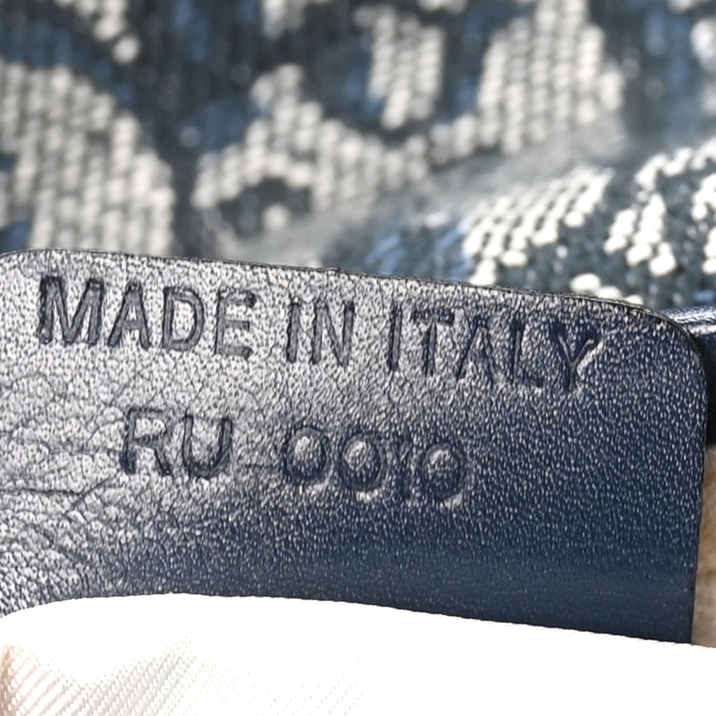 Monogram Saddle Bag Blue