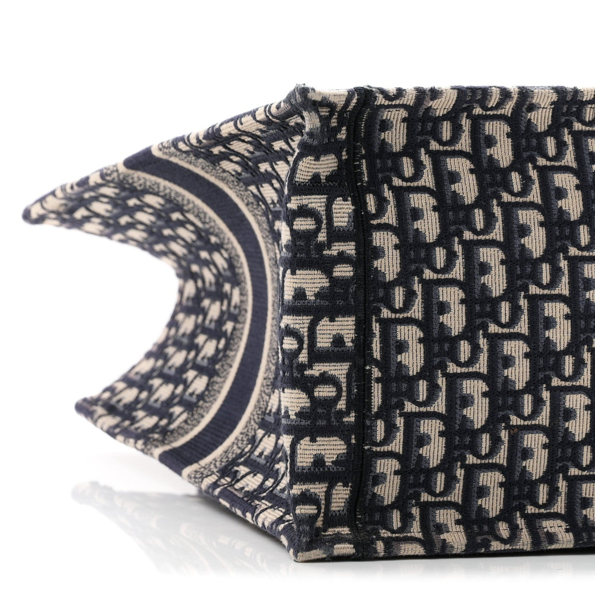 Oblique Large Book Tote Blue Multicolor