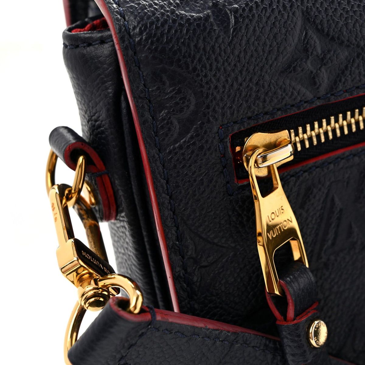 Empreinte Pochette Metis Marine Rouge