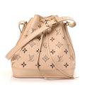 Calfskin Monogram Cutout Petit Noe Neutral