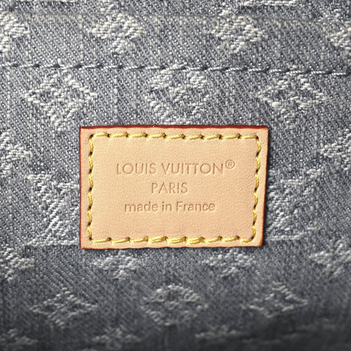 Monogram Denim Speedy Soft 30 Washed Gray