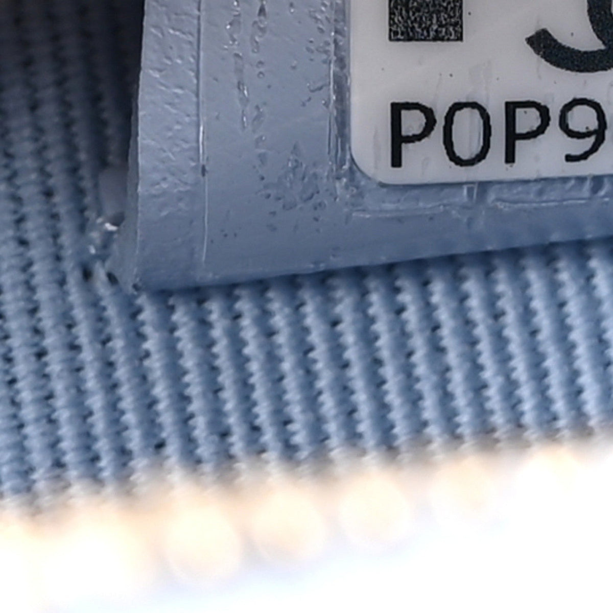 Caviar Quilted Barrel Clutch With Chain Light Blue