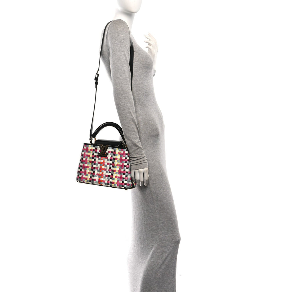 Taurillon Calfskin Guinguette Capucines BB Multicolor