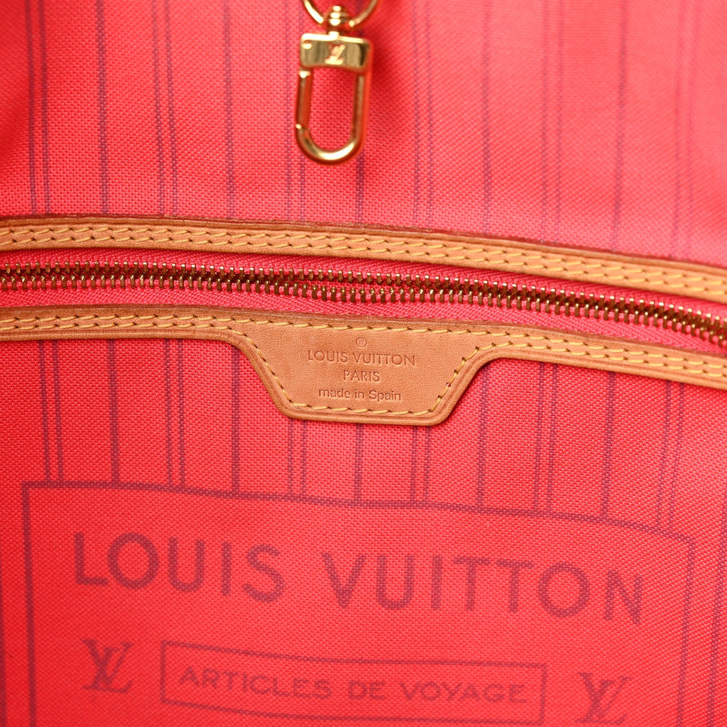 Monogram V Neverfull MM Grenade
