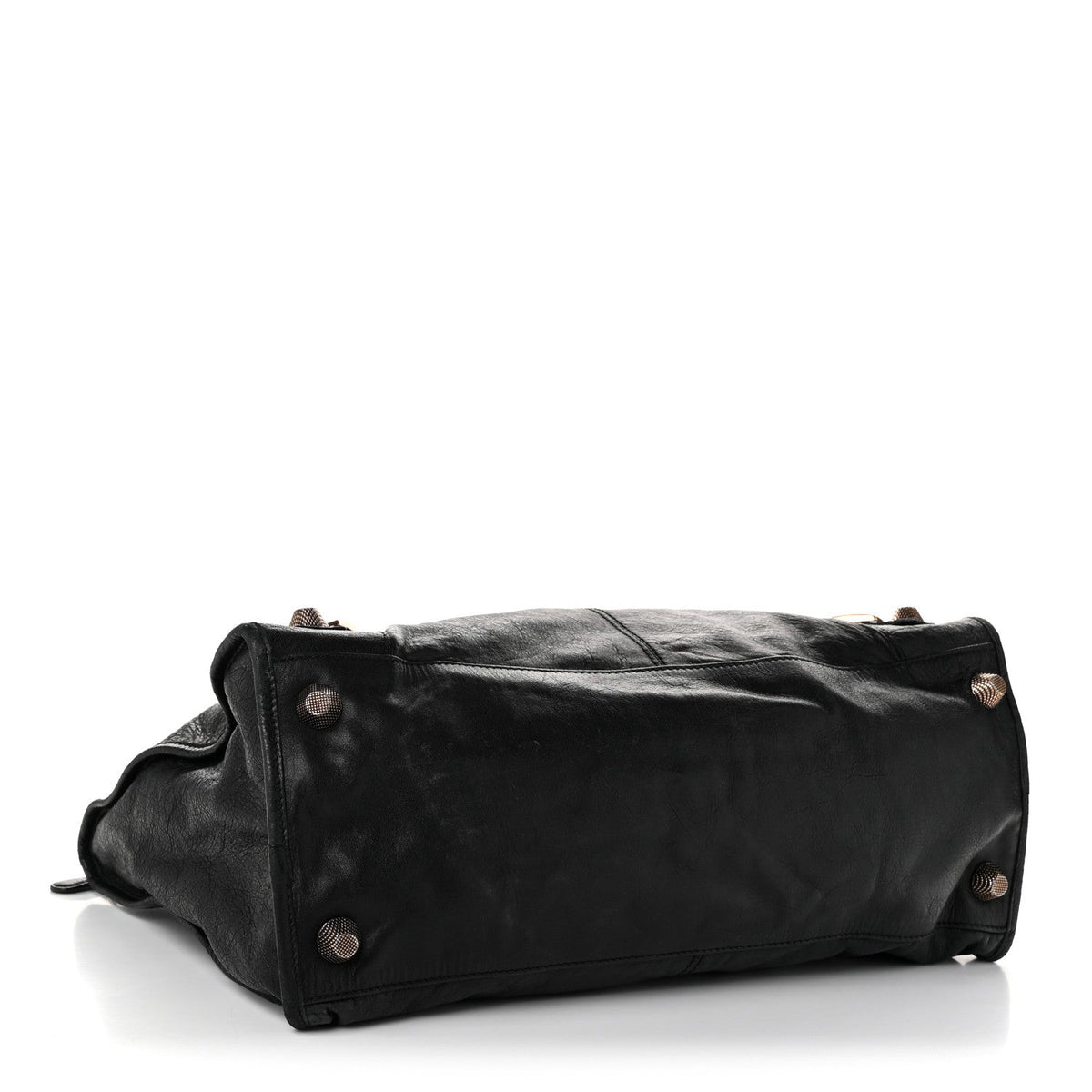Agneau Giant 21 Rose Gold Hardware Work Black