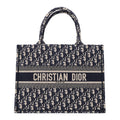 Oblique Medium Book Tote Blue Multicolor