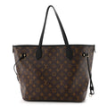 Monogram Calfskin Neo Neverfull Inside Out MM Black