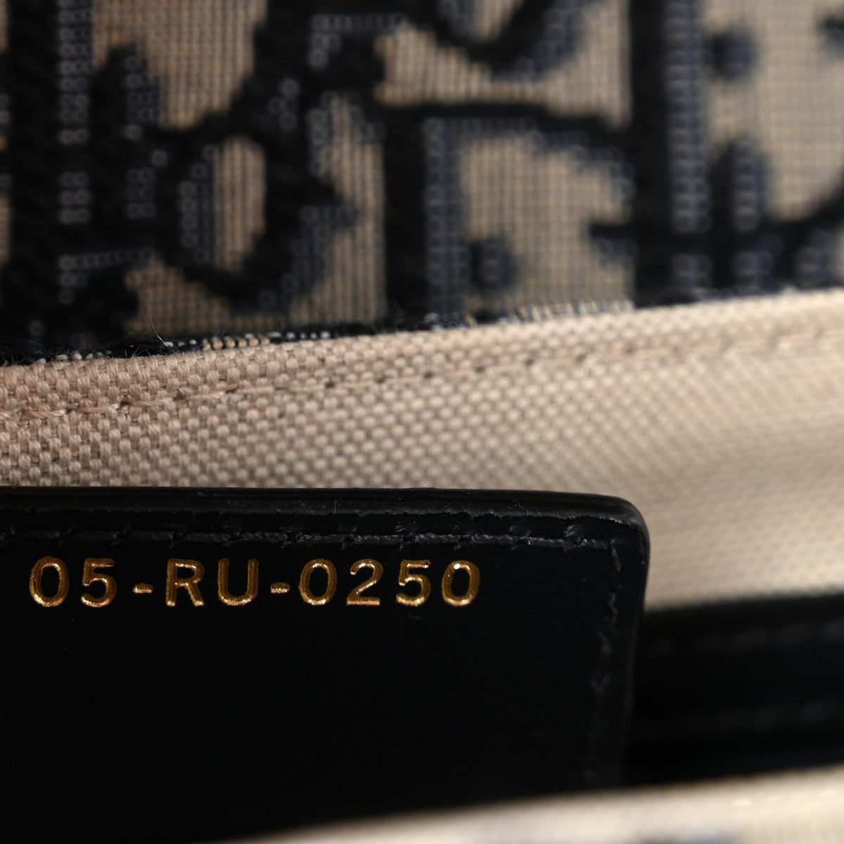 Oblique Saddle Bag Blue