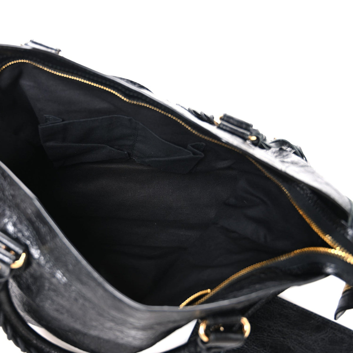 Agneau Classic Gold Hardware City Black