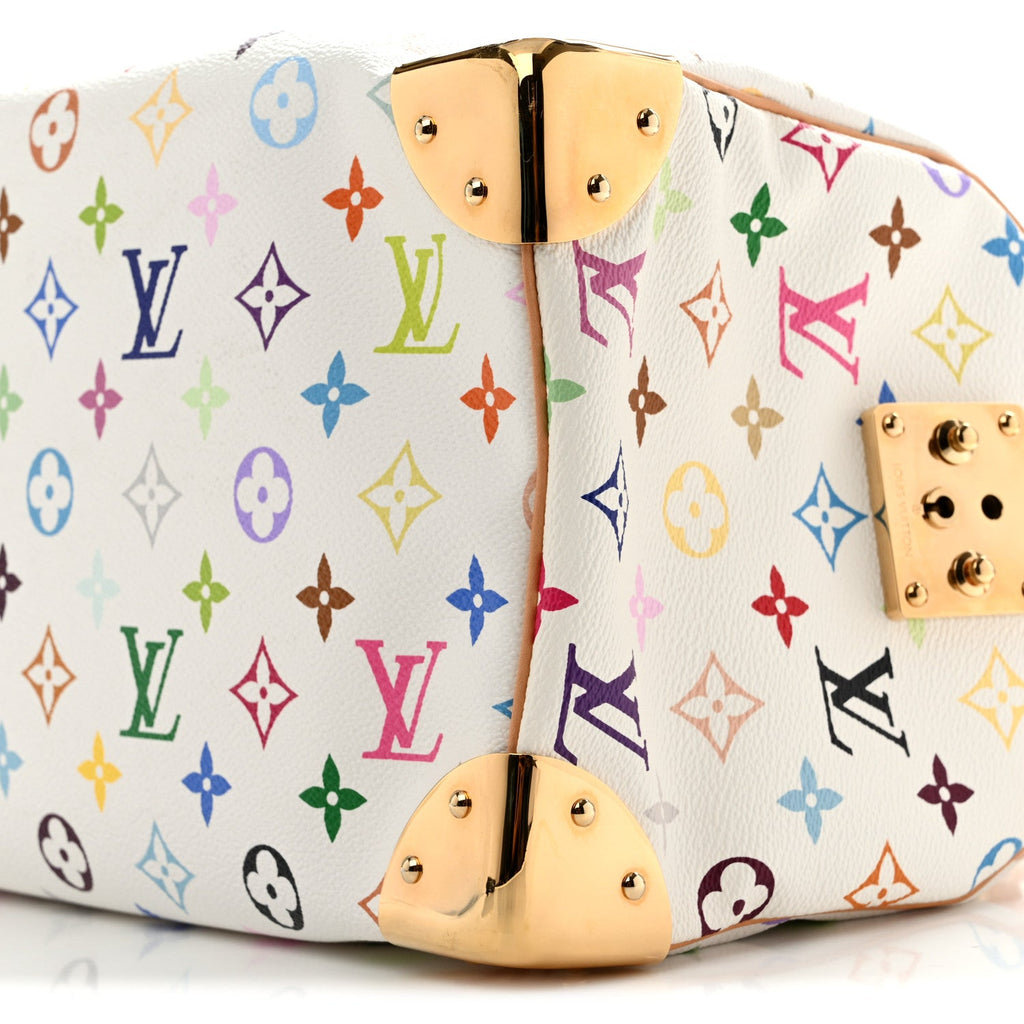 Monogram Multicolor Speedy 30 White