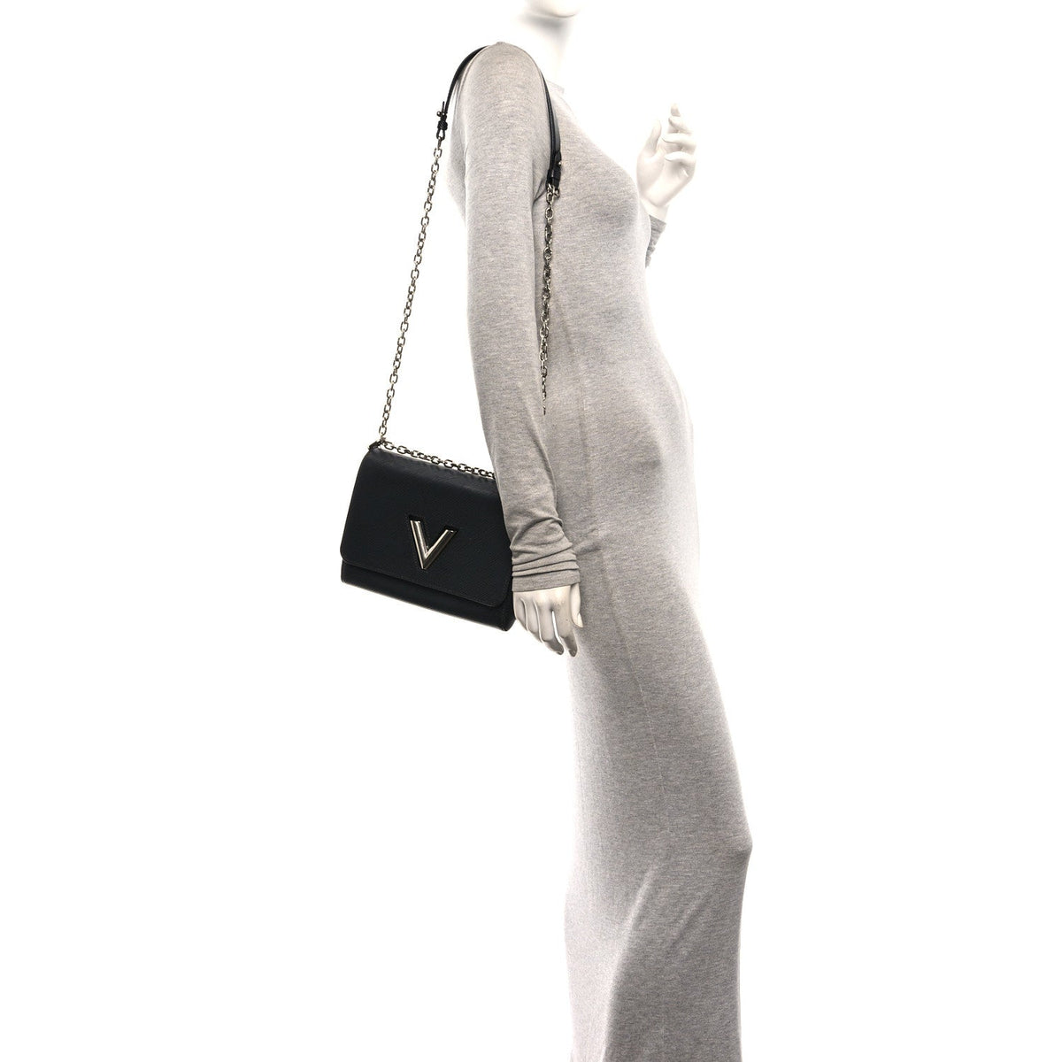Epi Twist Shoulder Bag MM Black