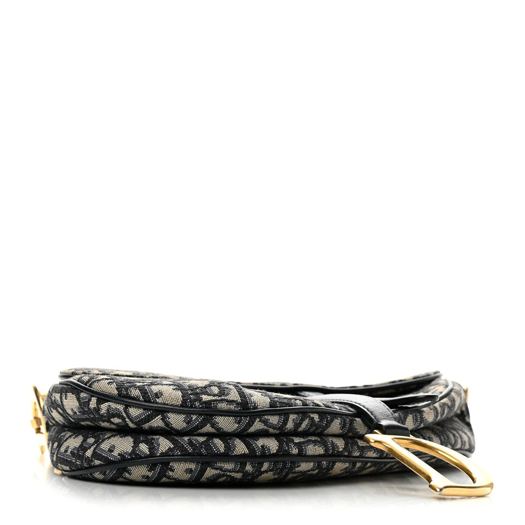 Oblique Saddle Bag Blue