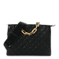 Lambskin Embossed Monogram Coussin MM Black