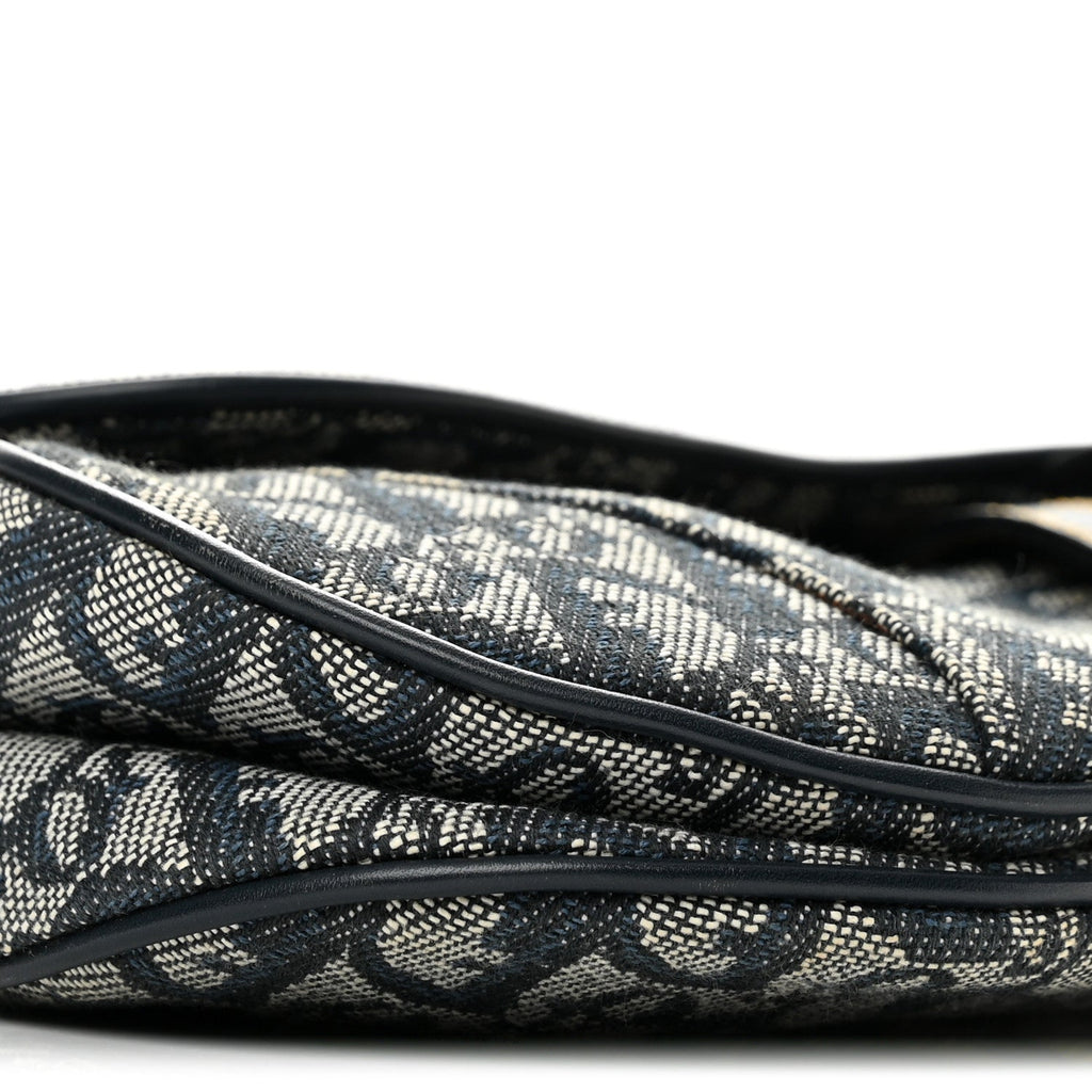 Monogram Saddle Bag Blue
