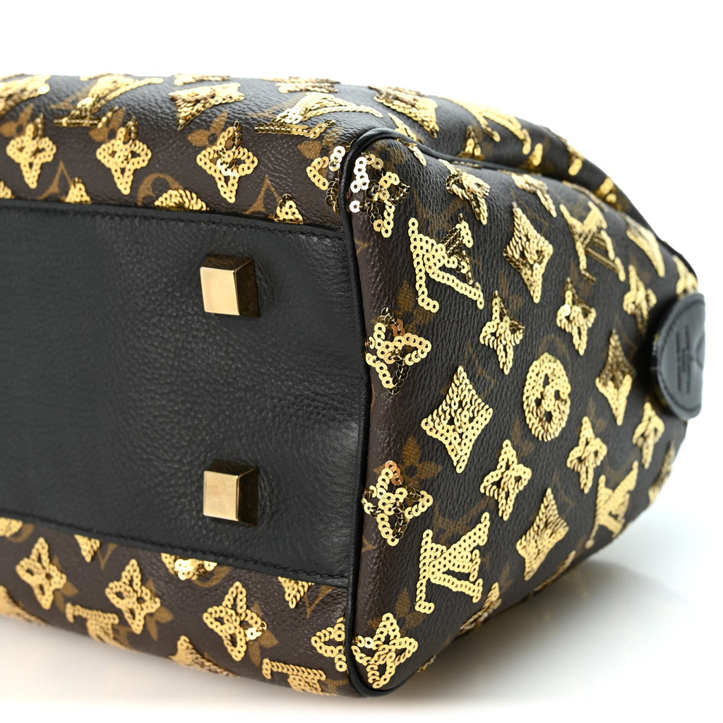 Monogram Sequins Eclipse Speedy 28 Gold