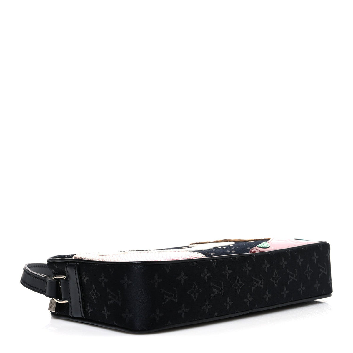 Satin Mini Monogram Conte De Fees Pochette Black