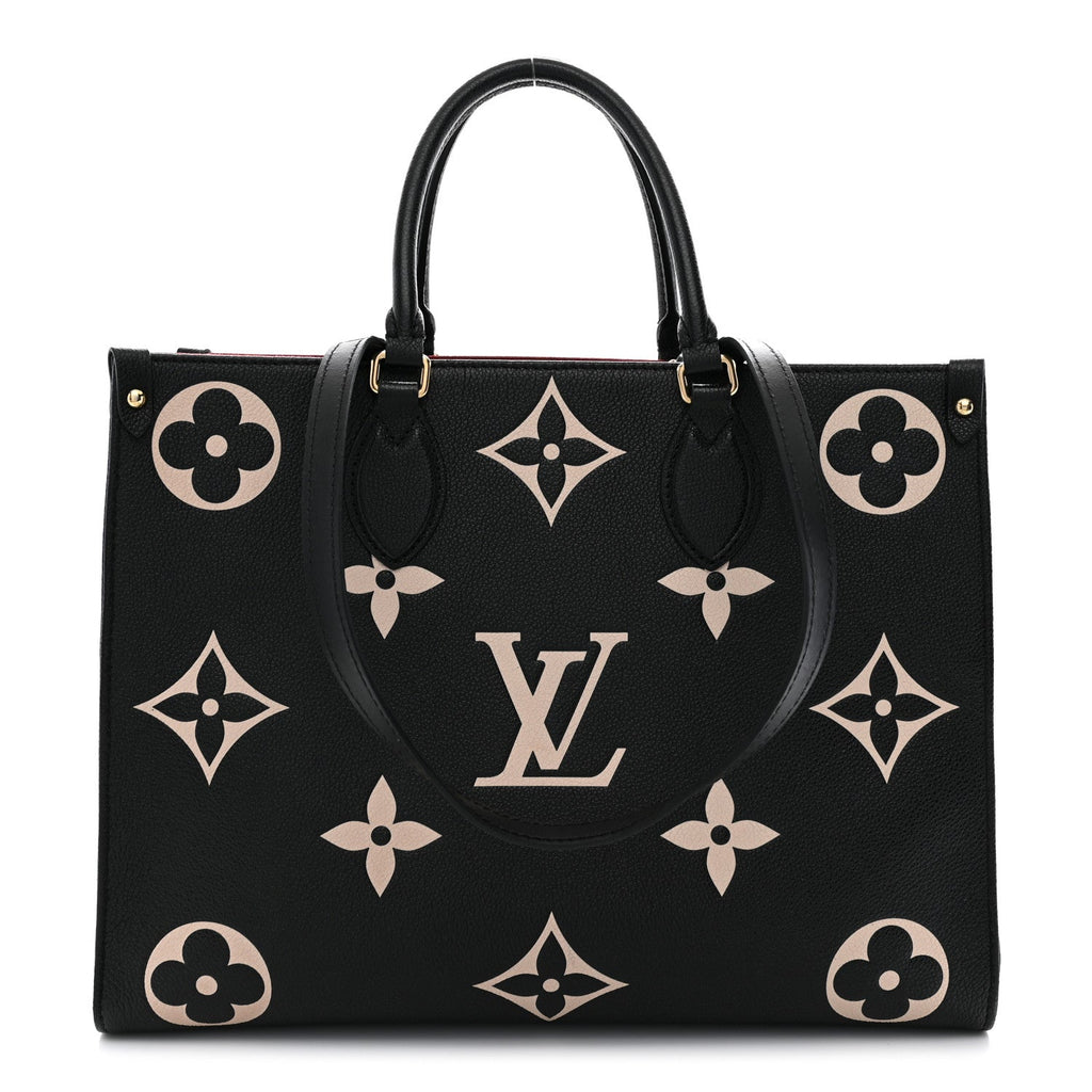 Empreinte Monogram Giant Onthego MM Black Beige