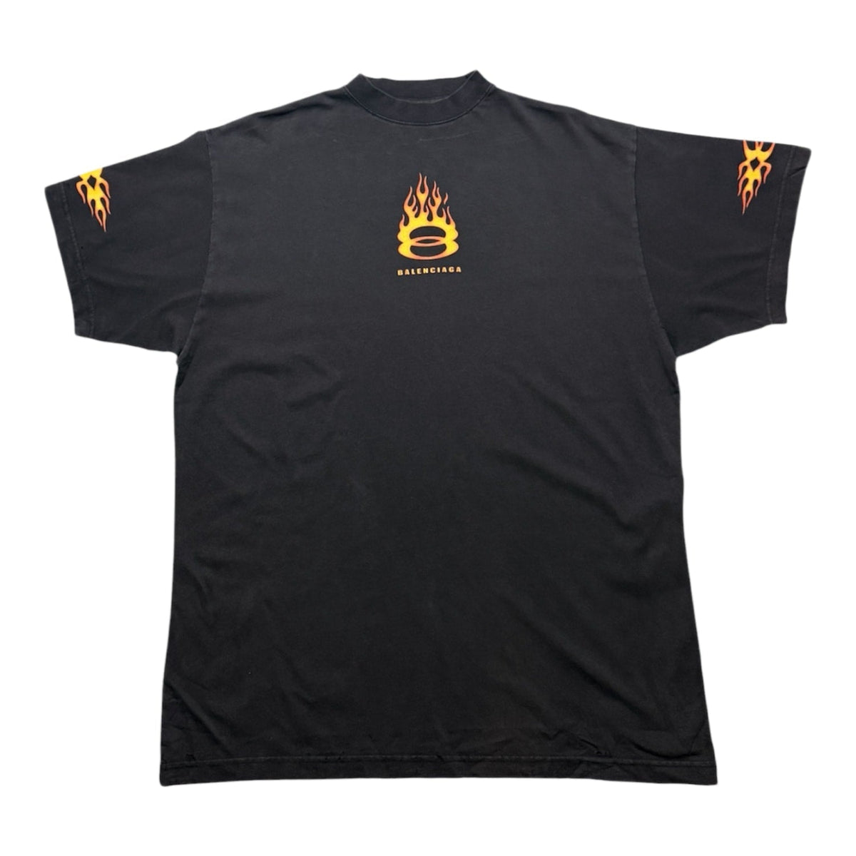 Balenciaga Burning Unity Tee Black