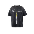 Saint Michael Candle T-Shirt Black