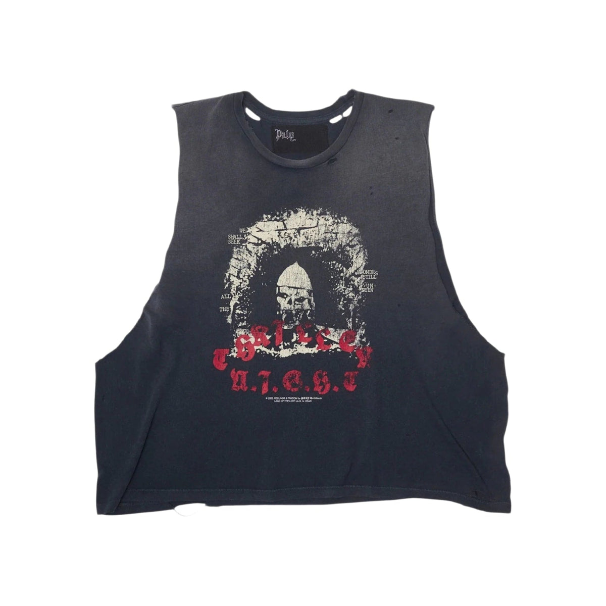 Paly Hollywood Thriller Night Cut Off Tee Black