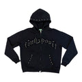 Godspeed Symmetric Studded Zip Up Hoodie Black VVS