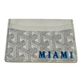 Goyard Saint Sulpice Miami Exclusive Card Holder White