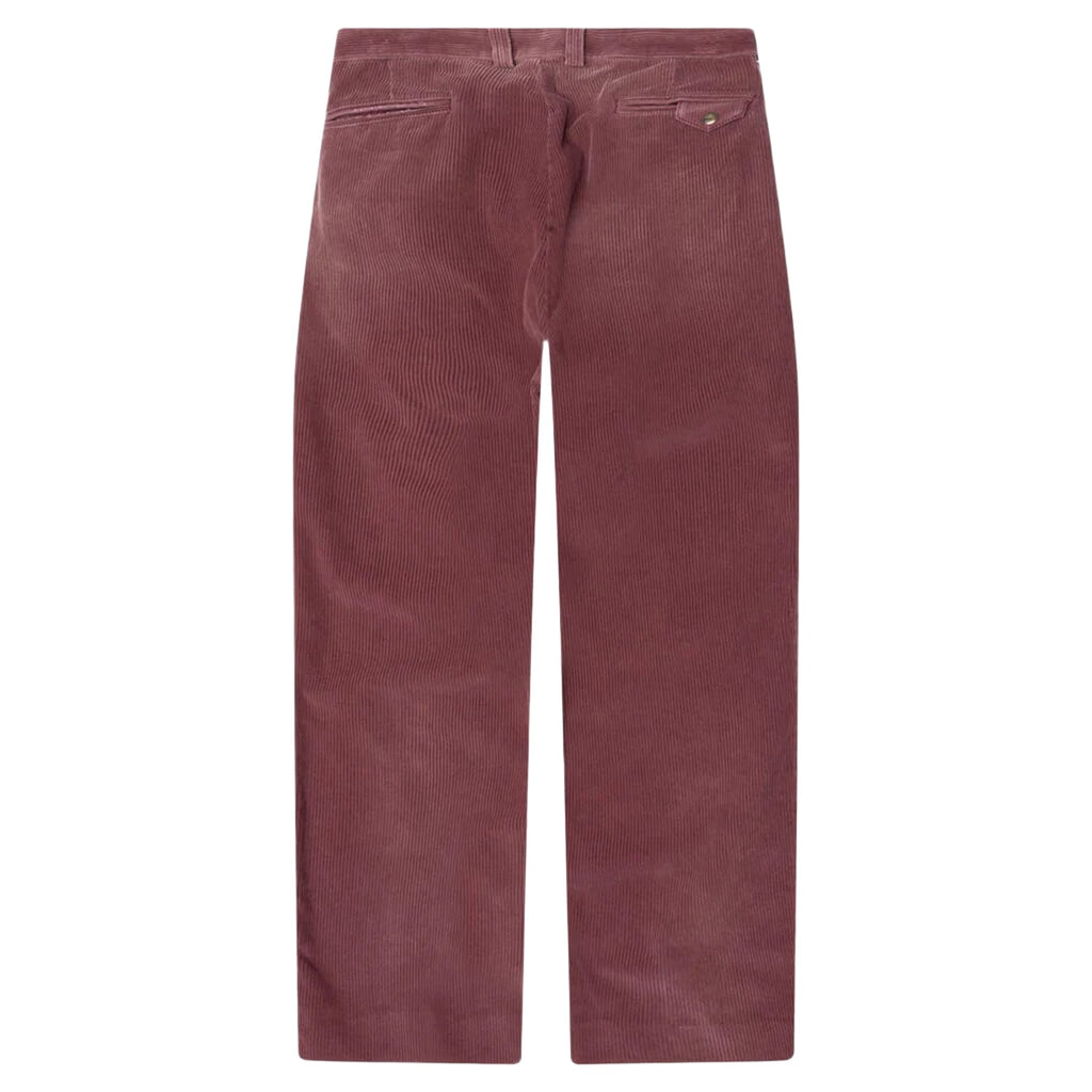 Paly Hollywood Synanon Corduroy Pleated Pants Burgundy