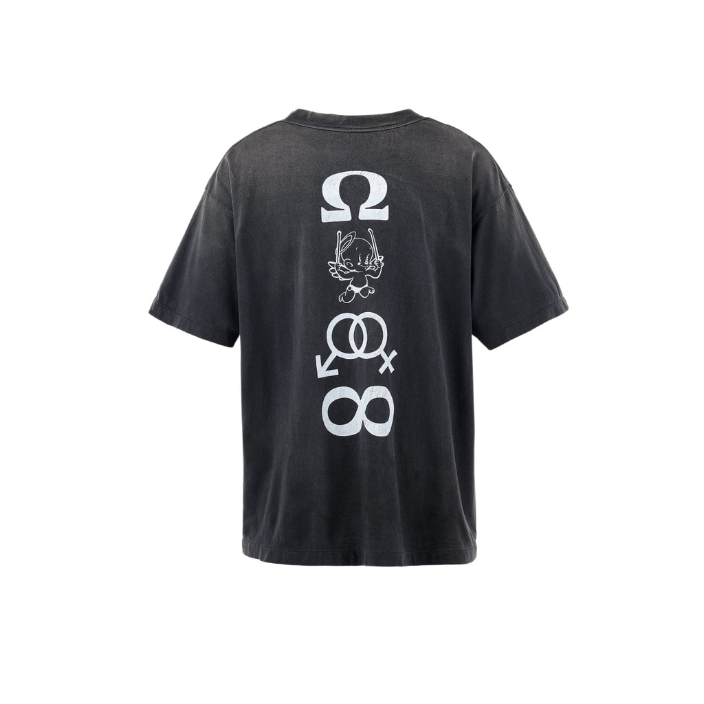 Saint Michael Candle T-Shirt Black
