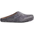 Marni Long Hair Calfskin Fussbett Sabot Mule Grey