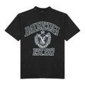 Balenciaga Distressed Graffiti College Logo Tee Black
