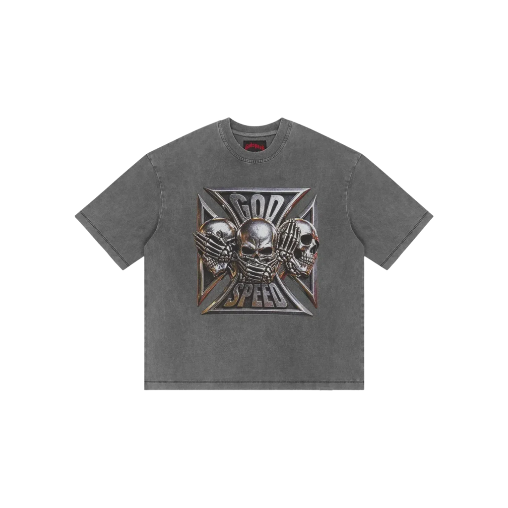 Godspeed Omerta T-Shirt Grey Wash