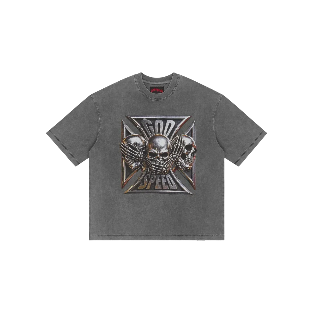 Godspeed Omerta T-Shirt Grey Wash