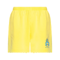 Balenciaga Burning Unity Bermuda Shorts In Yellow
