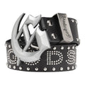 Godspeed Forged GS Studded Belt Black