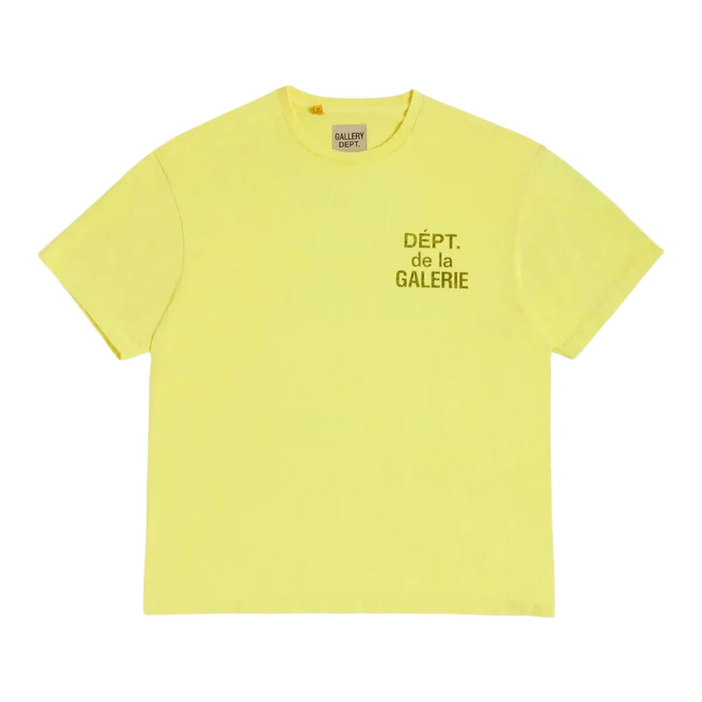 Gallery Dept. French T-Shirt Neon Yellow