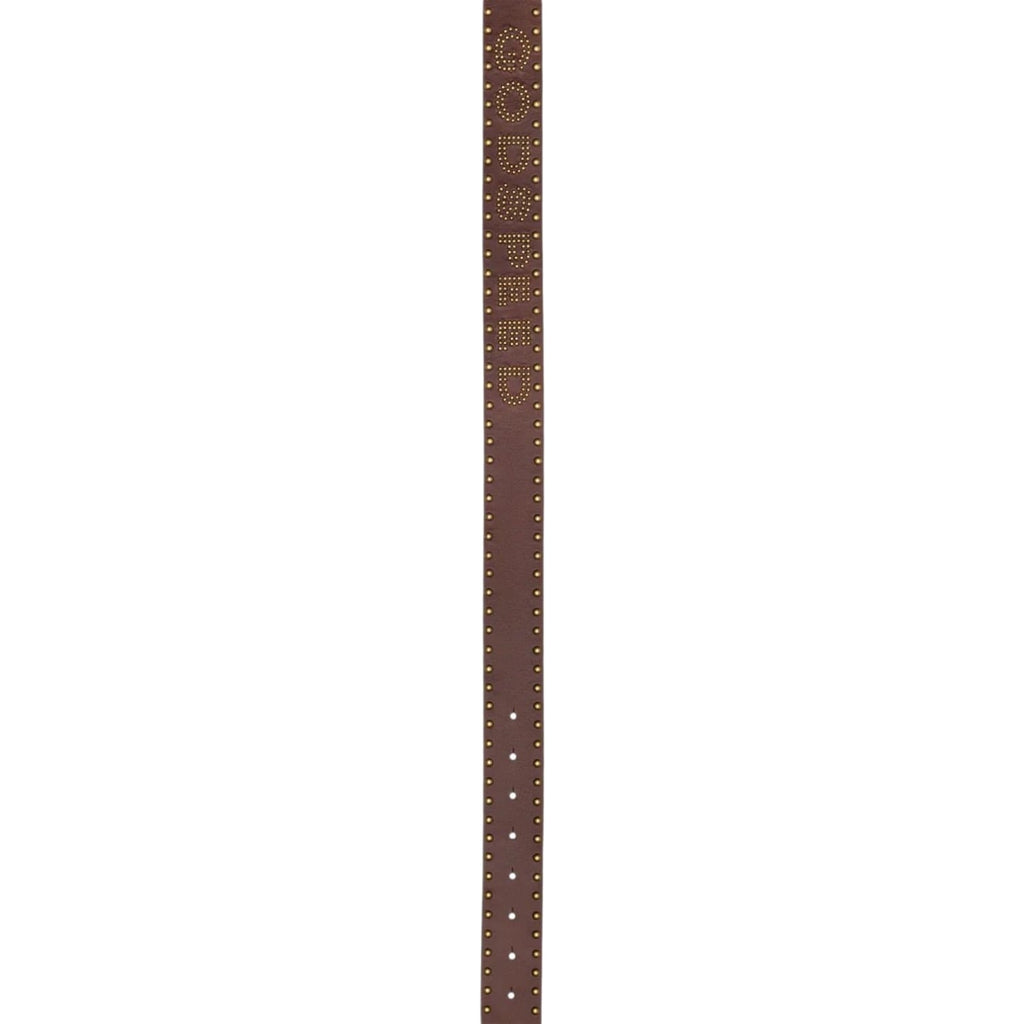 Godspeed Forged GS Studded Belt Brown