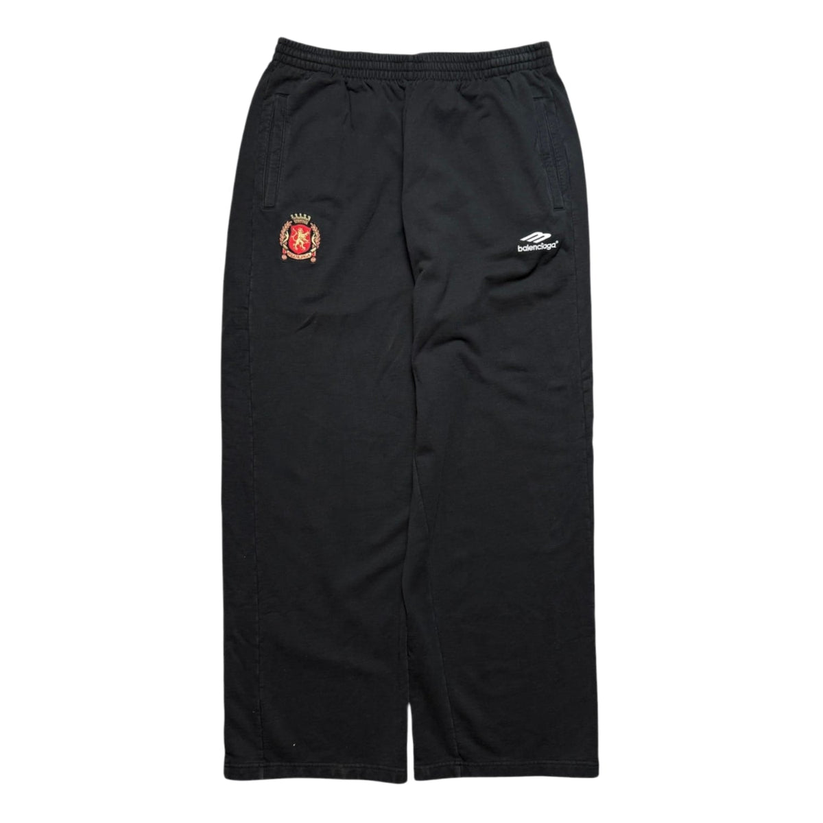 Balenciaga Soccer Baggy Sweatpants Black