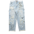 Paly Hollywood Busted Double Knee Jean 'Denim'