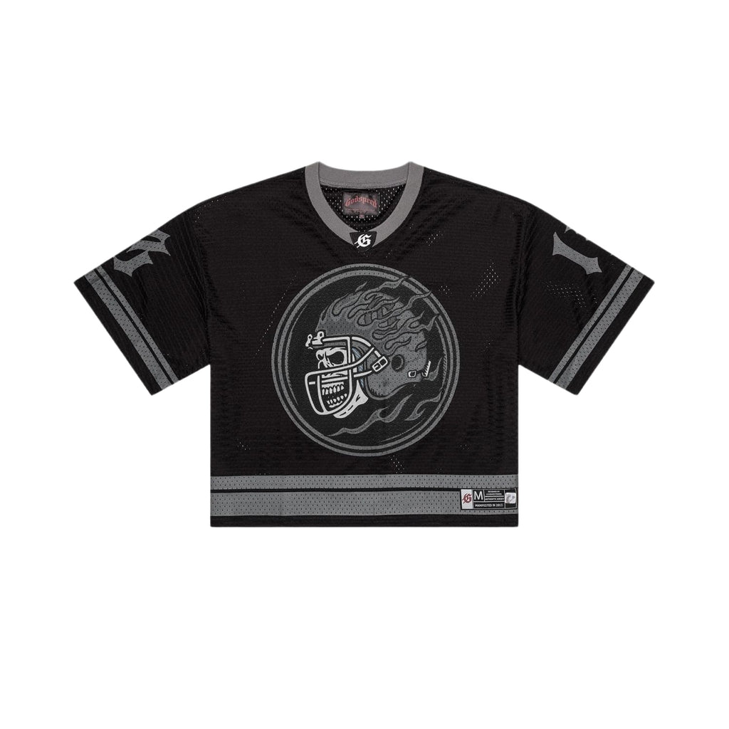 Godspeed First Down Jersey Black Grey
